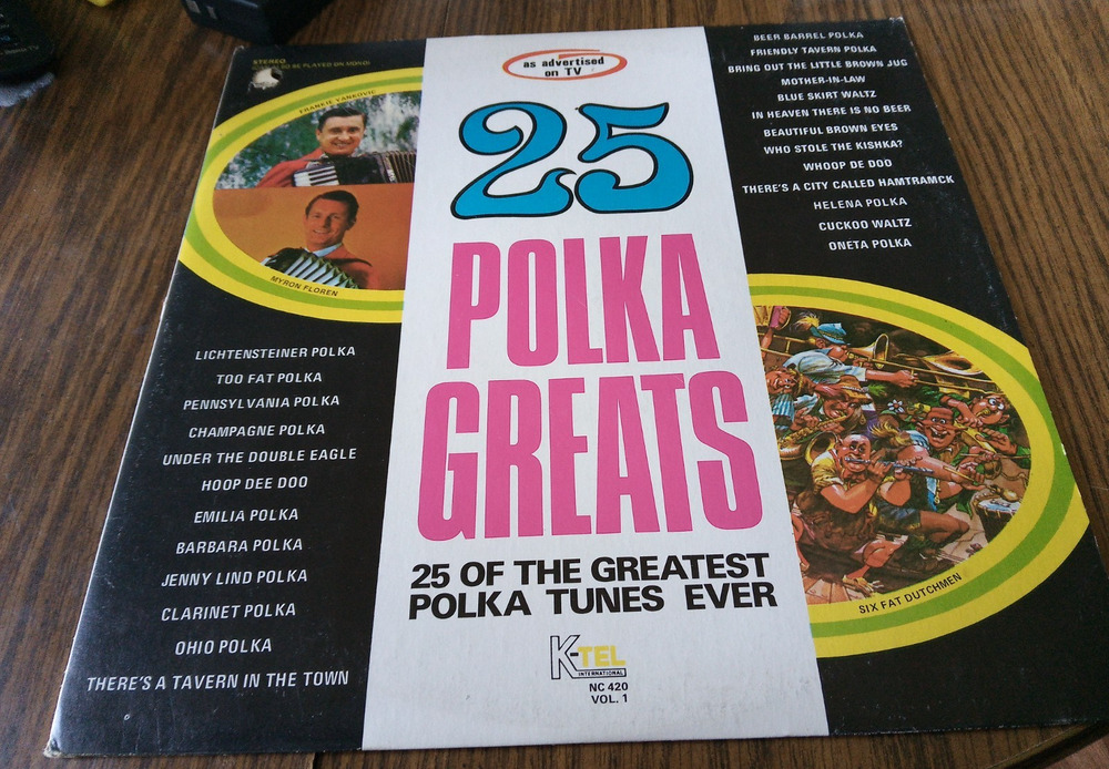 25 Polka Greats LP (1971 K-Tel International)